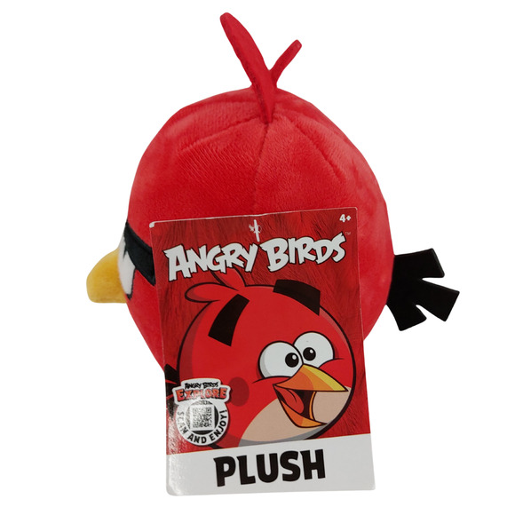 Red Head Angry Bird Plush Toy 6 inch Rovio Classic Character Collectible NWT - Picture 2 of 10